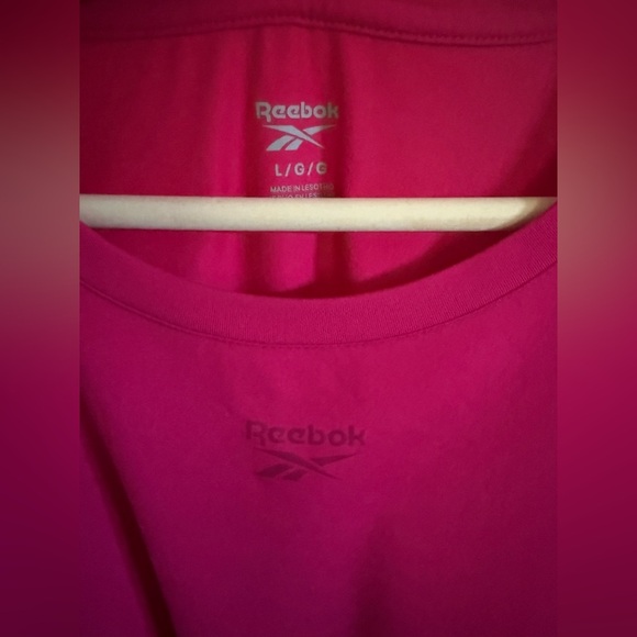 Reebok Pink Tee (Size L) - Picture 3 of 5